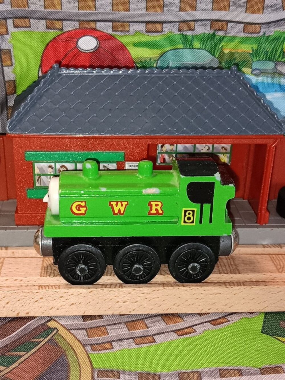 Thomas Wooden Railway Train Track Engine DUCK GWR #8